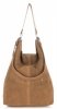 Bőr táska shopper bag Vittoria Gotti vörös V3292C